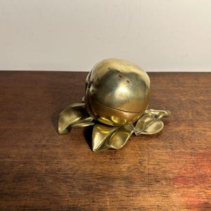 Brass Fruit Trinket Box
