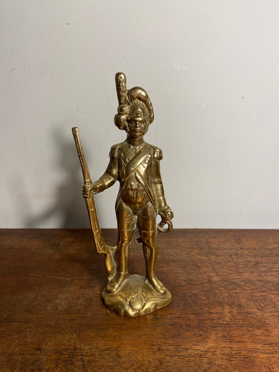 Brass Soldier Figurine 