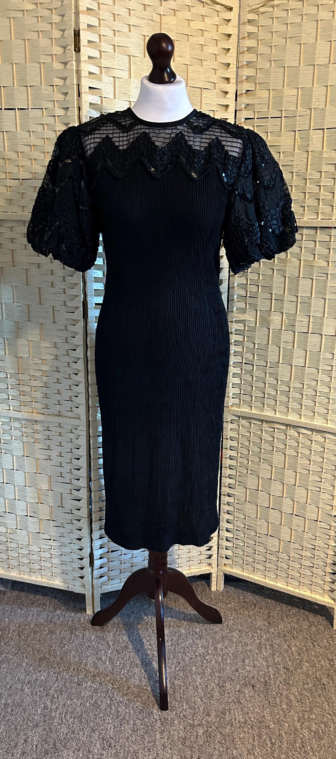 sachin and babi light blue dress Leslie Fay Evening Petite Sequin over Silk Dress Spar