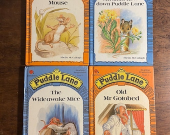 Livros Puddle Lane, década de 1980 x 4