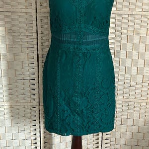 topshop green lace dress Milly main image 0