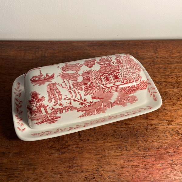 Pottery Butter Dish Etsy