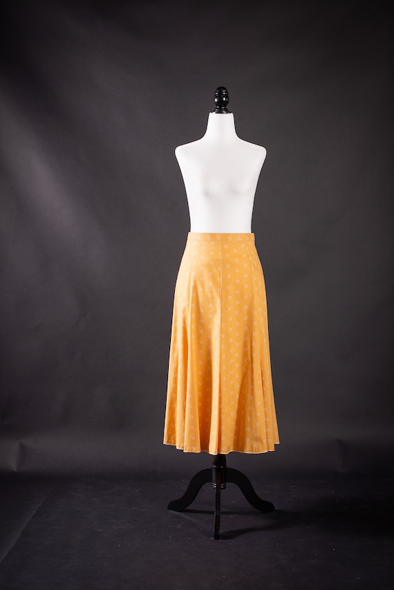 Mustard Yellow Vintage Skirt