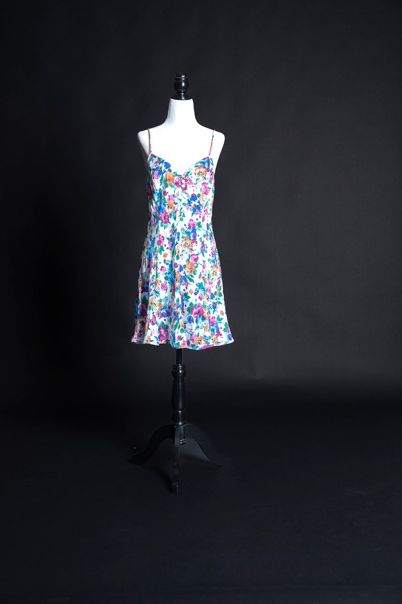 Vintage Floral Slip Dress Lingerie image 1