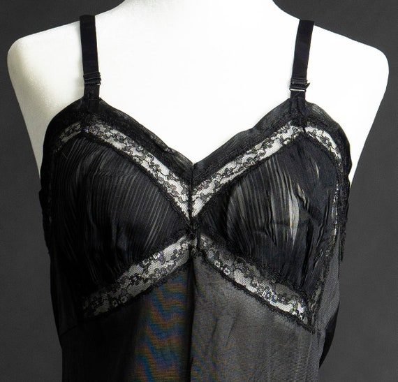 Sexy Vintage Black Lingerie 1950s - image 4