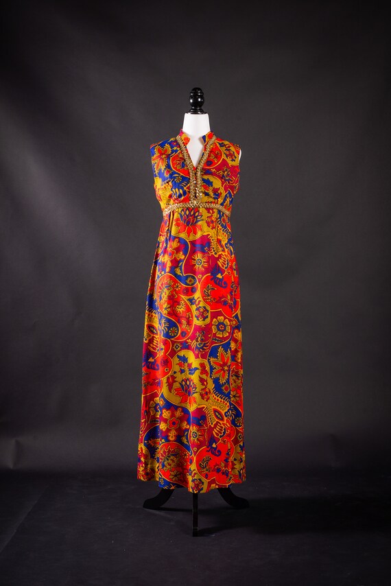 Vintage 1960s Psychedelic Dress