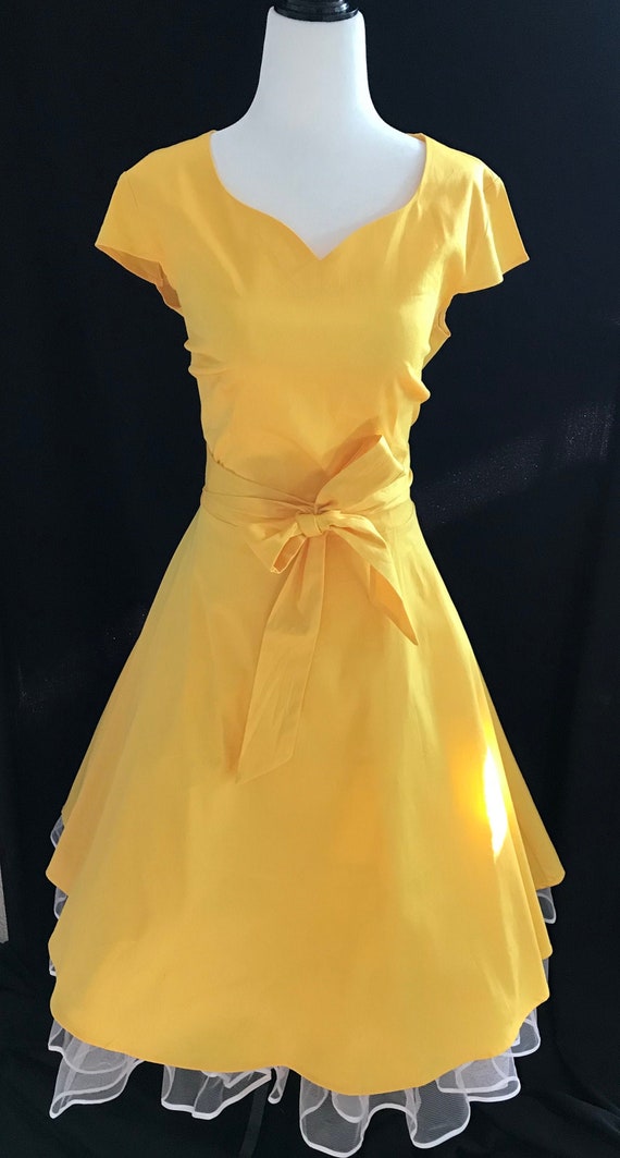 Yellow Swing Dress La La Land