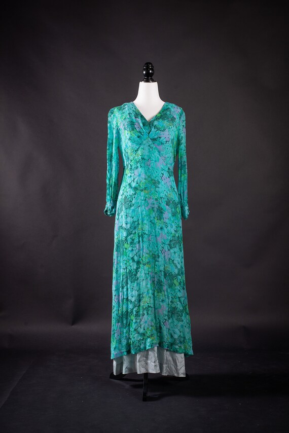 Union Made 1960's Vintage Floral Dress - image 1