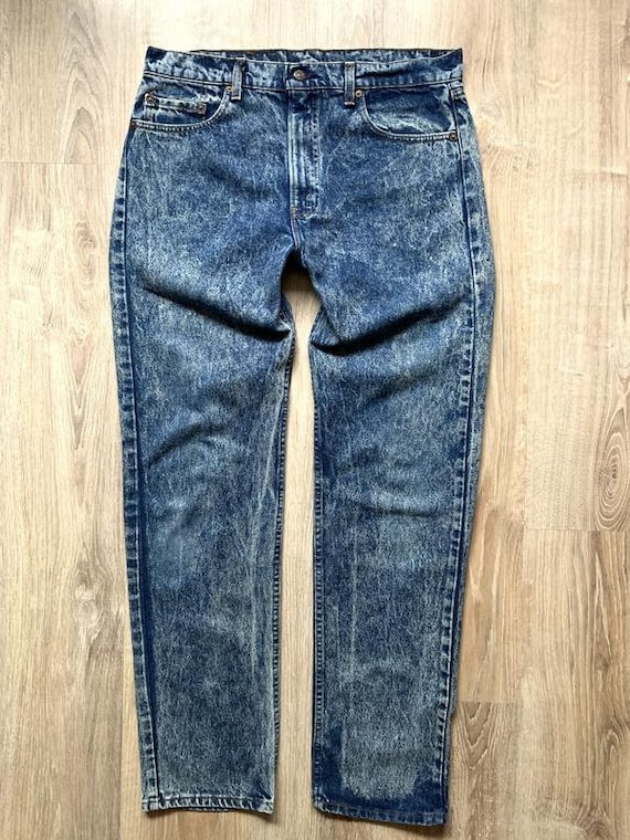 【LEVI'S 505-0217】W36 L34 Levi's 505-0217 Vintage W36 L34 Acid Wash - Etsy