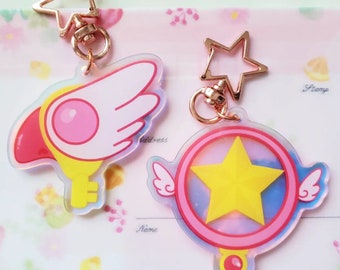 Pink Magic Wand Charms