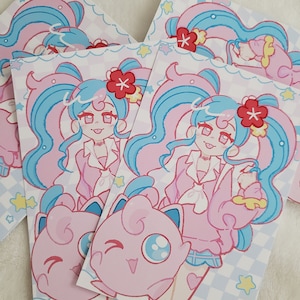 Cartolina dell'idolo della fata Gyaru