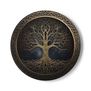 Celtic Tree of Life Ceramic Coaster - Exclusive Celtic Collection Design,  Set, Home Decor, Gift for Nature Lovers, Eco-Friendly Coasters
