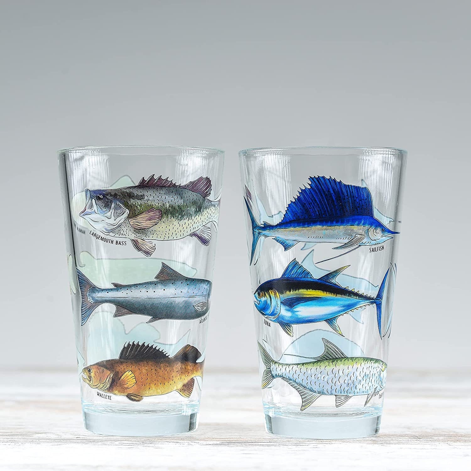 Fish Themed Glasses 