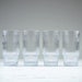 Ripple Drinking Glasses - 12 oz Modern Kitchen Glassware or Barware Set of 4 