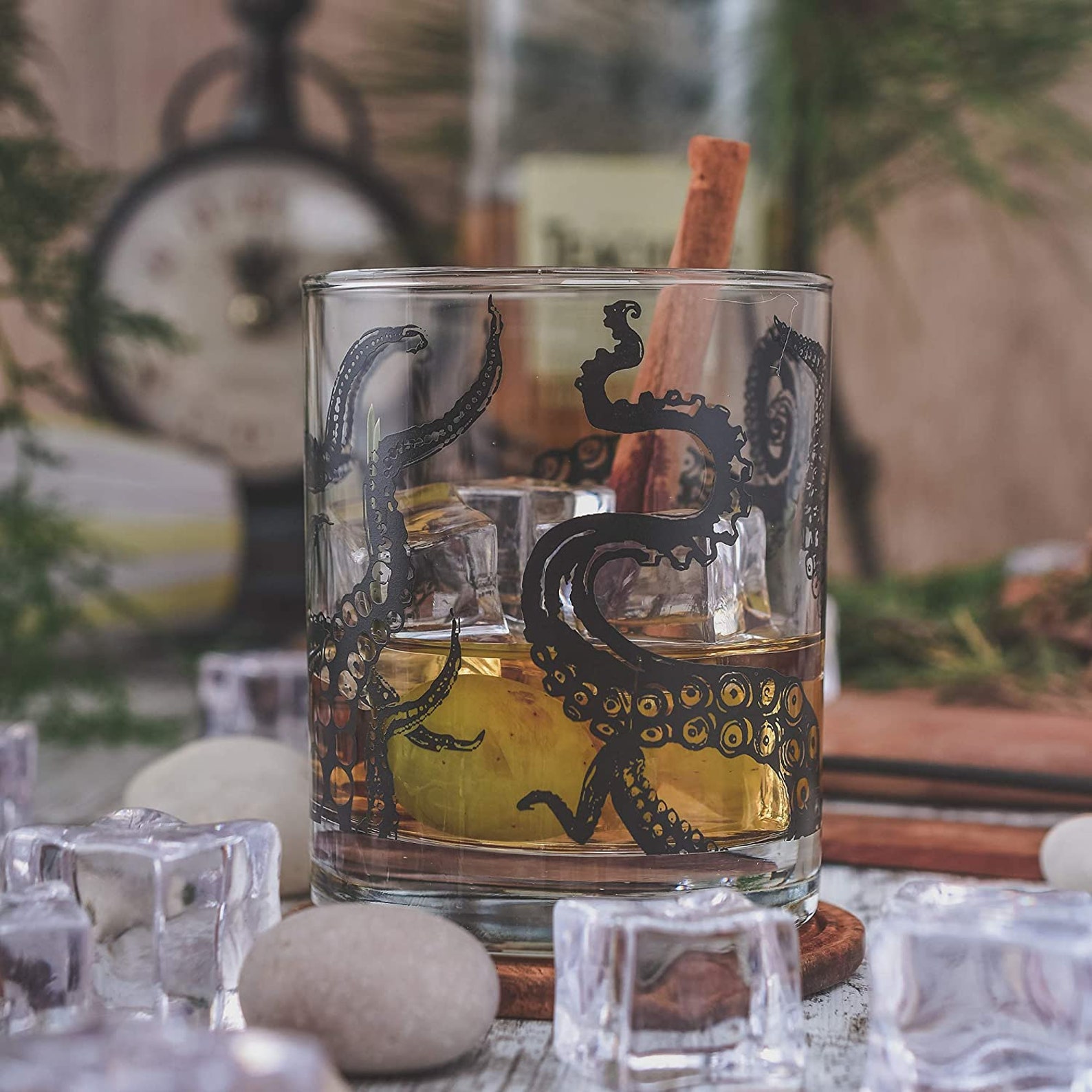 Kraken Whiskey Glasses Tumbler Gift Set Rocks Glass Etsy