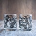 Whiskey Glasses - Tumbler Gift Set – Rocks Glass Octopus Decor 10 Oz (Set of 2) 