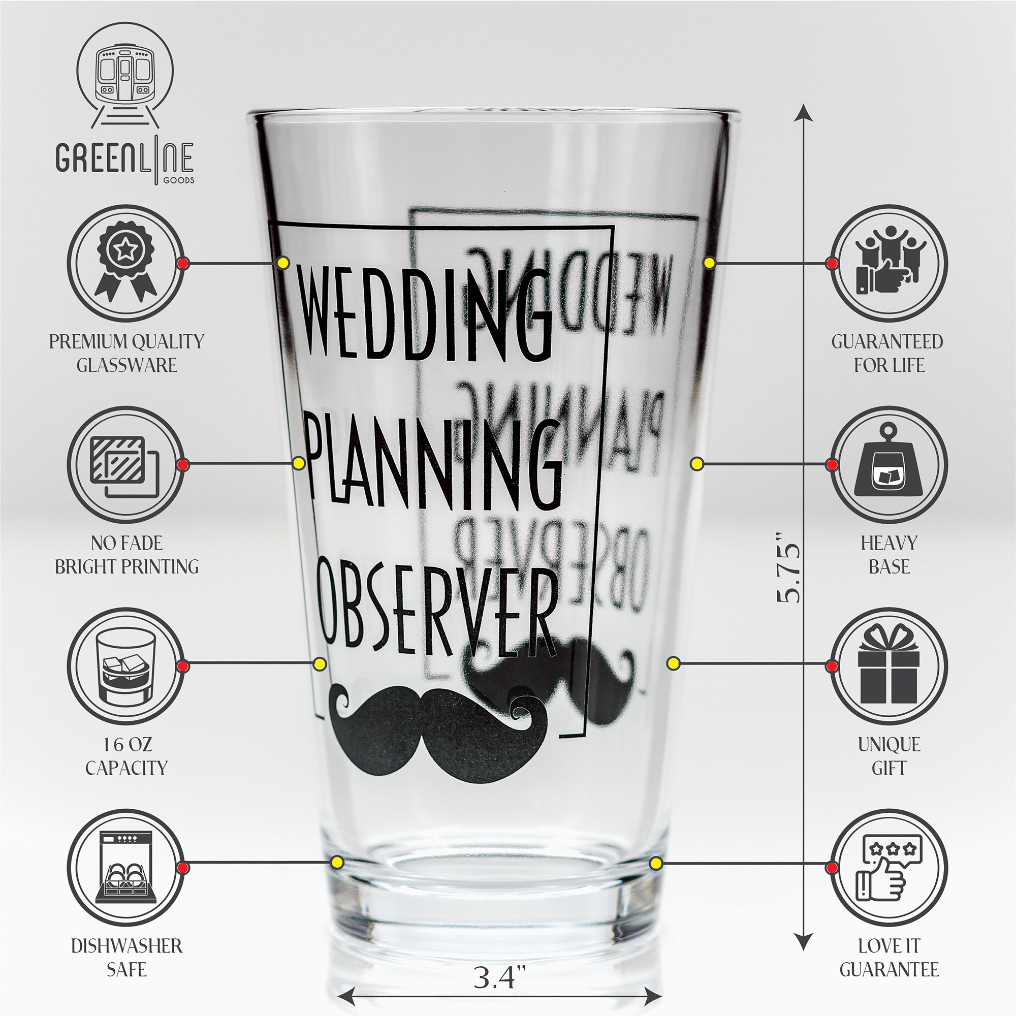 Engagement Glasses for Bride and Groom Toasting Gifts Set of Etsy