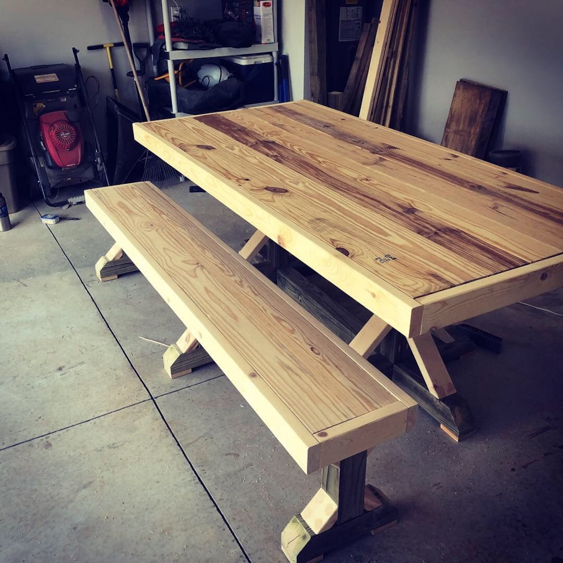 Farm Style Bench Seat Etsy