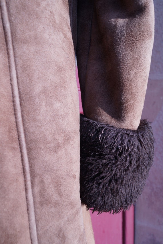 True Vintage Velour Leather/ Suede Winter Sheep F… - image 10