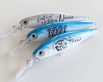 Fathers Day Personalised Fishing Lure