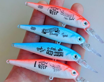 Your Custom Message on a Fishing Lure - All designs made to order