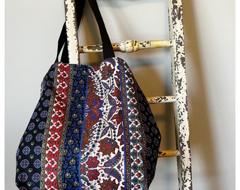 Bolso tote / Bolso tote francés / Bolso tote con bolsillo interior