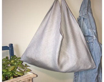 Linen Tote Bag / Tote Bag / Market Bag