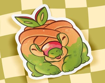 Apple Buddy Poke Inspired Sticker