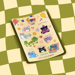 Cara, eu amo Furbies | Adesivos de brinquedo de nostalgia dos anos 90 para Furby