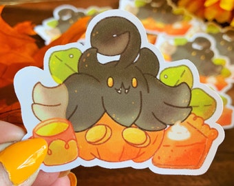 Pumpkaboo Glossy Sticker | Fall Pumpkin Pie Decal