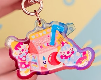 Certified Clown Juice, 2.25" Keychain | Silly Goofy Clown Core Accessory