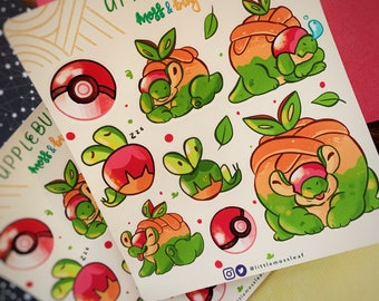 Applebuds, Poke Inspired Sticker Sheet