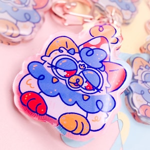 Clown Furby | Cute 90s Nostalgia Jester 2" Keychain