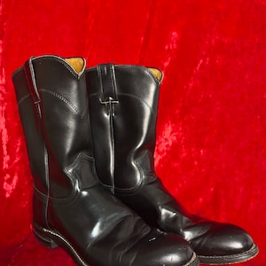 Black J Diamond Cowboy Boots