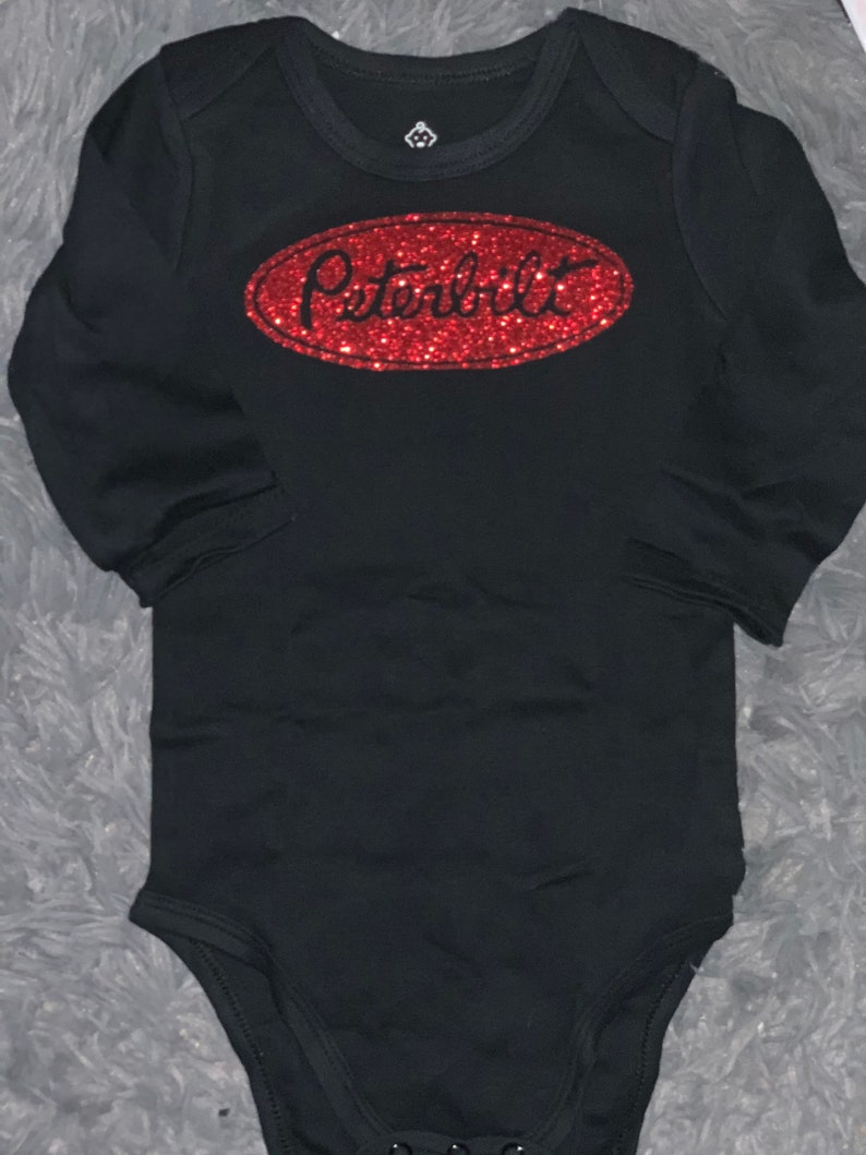 Long sleeve peterbuilt onesie