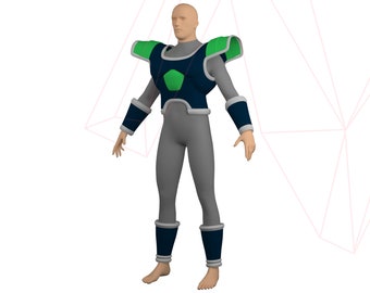 Saiyan Armor Etsy - roblox saiyan armor pants