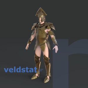 Royal Aegis Inspired - DIY Cosplay Pepakura Foam Template