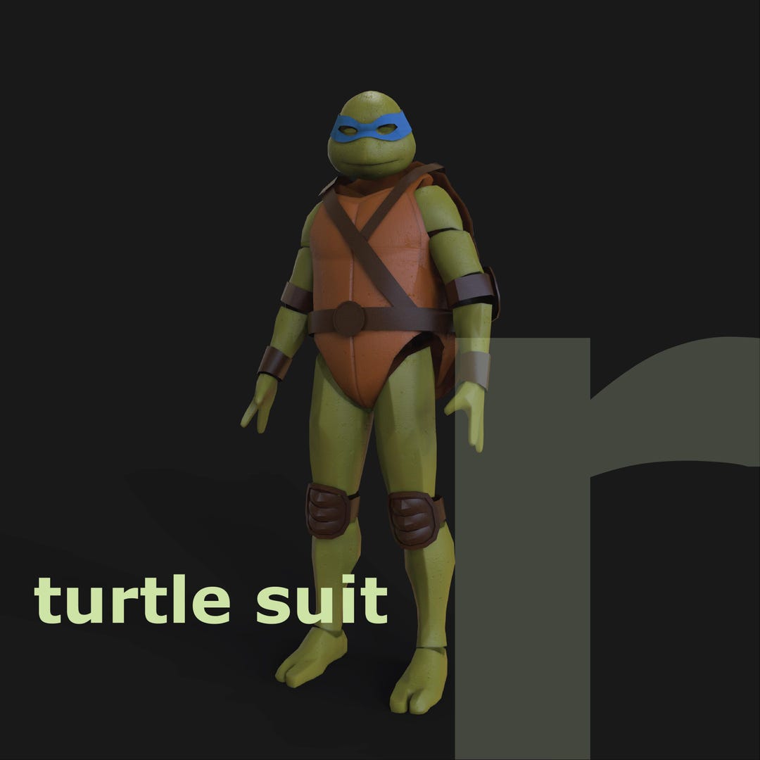 Turtle Hero DIY Cosplay Pepakura Foam Template - Etsy UK