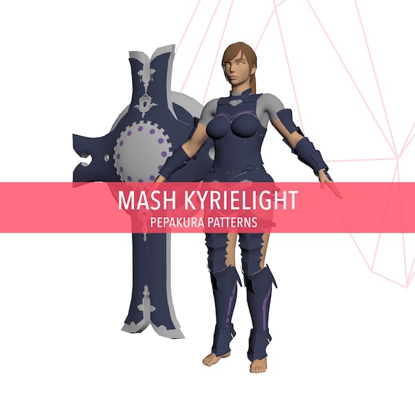 Mash Kyrielight - Cosplay Pepakura Foam Template