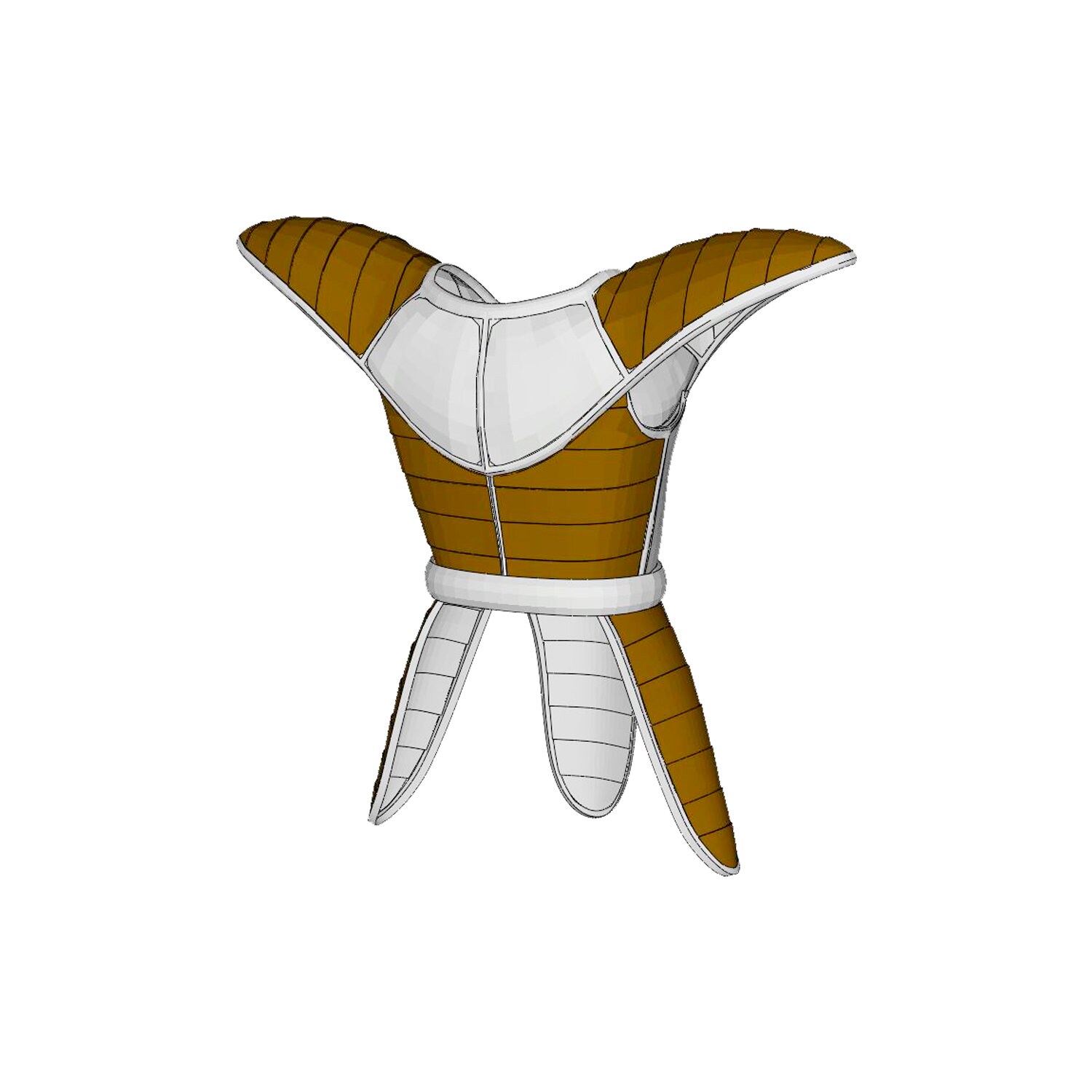 Saiyan Full Battle Armor Pepakura Patterns | Etsy