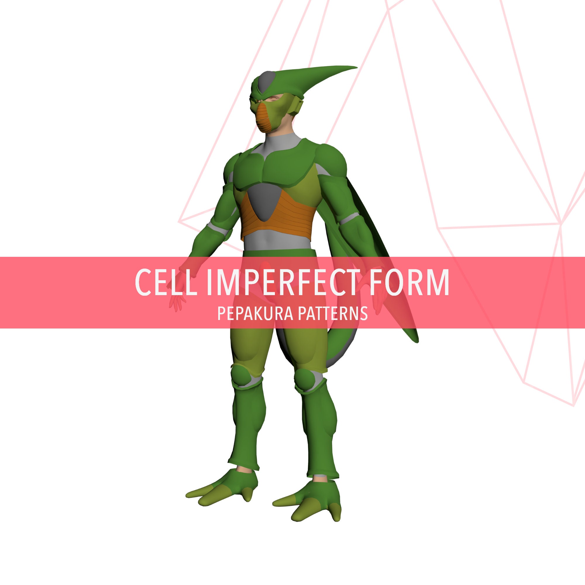 Cell Imperfect Form DIY Cosplay Pepakura Foam Template - Etsy