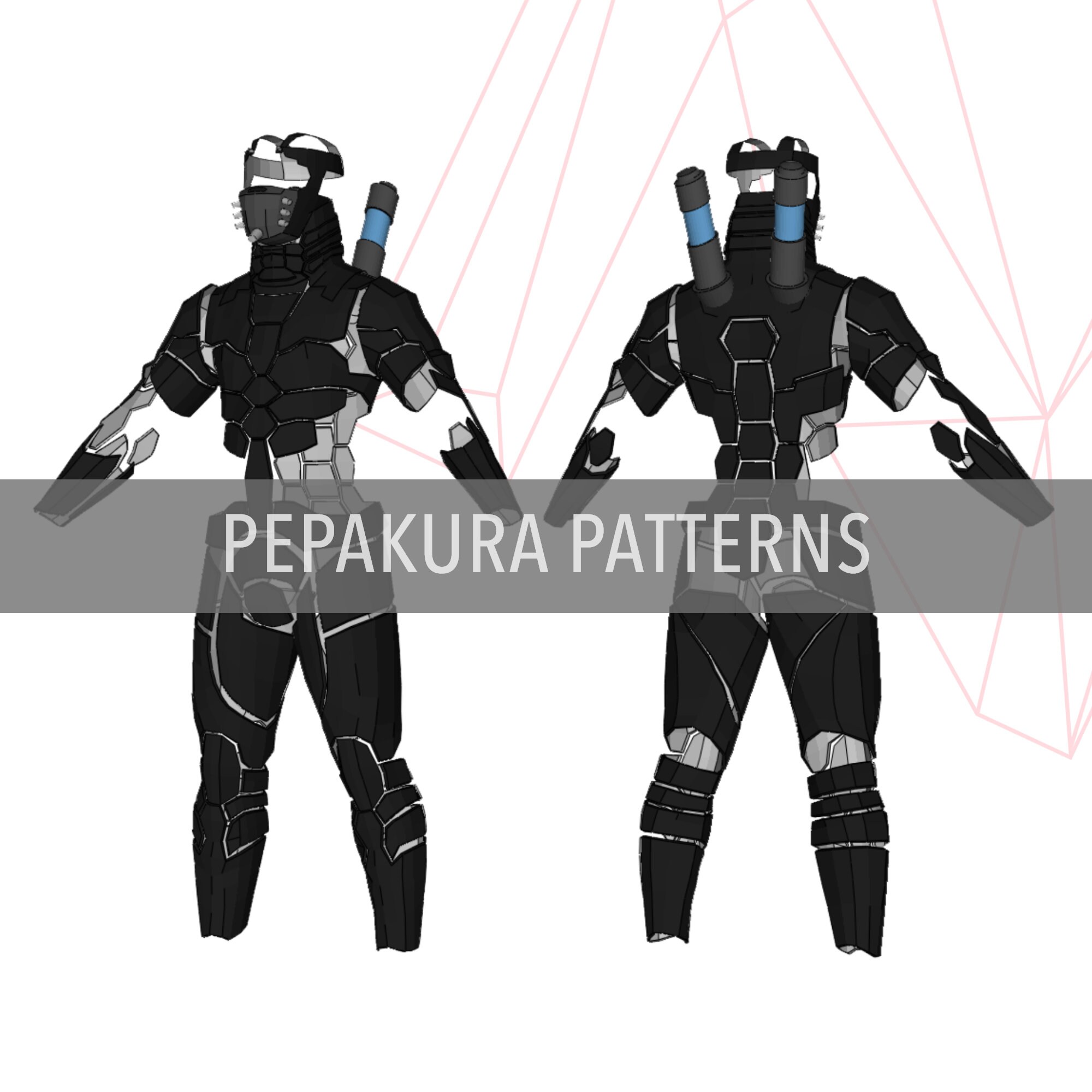 Nine Armor DIY Cosplay Pepakura Foam Template - Etsy