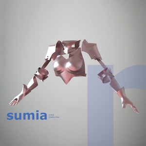 Sumia Inspired - DIY Cosplay Pepakura Foam Template
