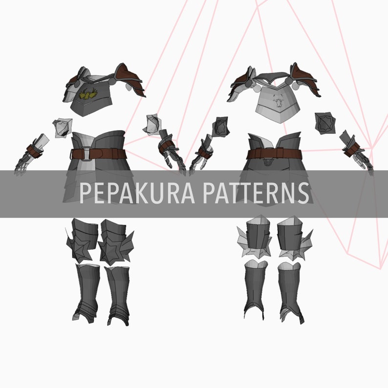 Guard Captain Armor DIY Cosplay Pepakura Foam Template - Etsy