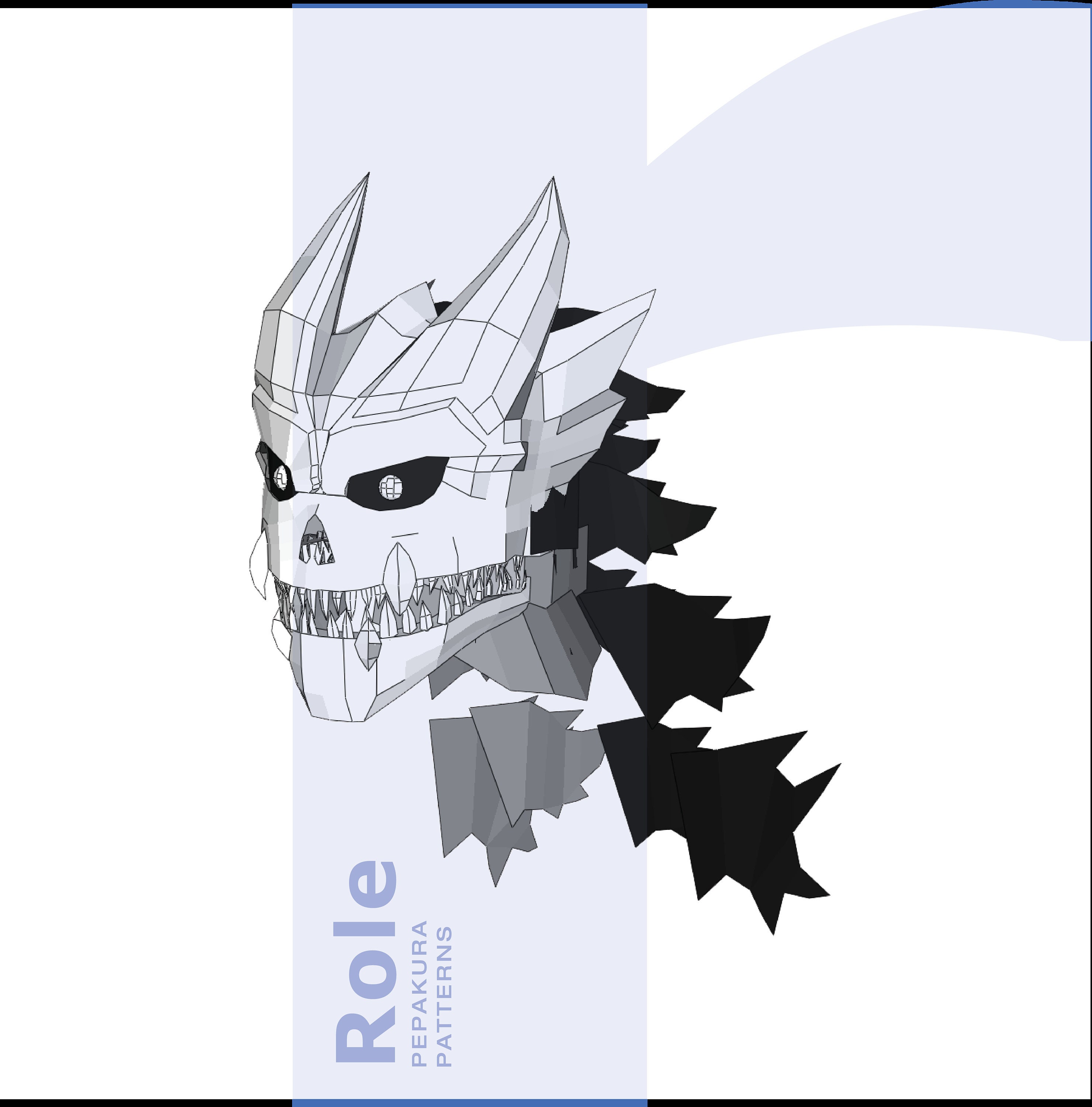Kaiju 8 Inspired DIY Cosplay Pepakura Foam Template - Etsy UK