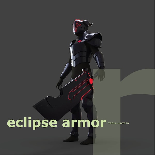 Armatura Eclipse - Modello in schiuma Pepakura cosplay fai da te