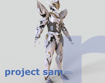 Project SAM Inspired - DIY Cosplay Pepakura Foam Template