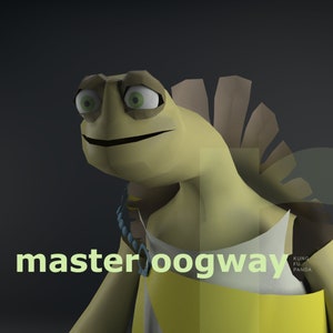 Kung-Fu Master Turtle - Cosplay Pepakura Foam Template