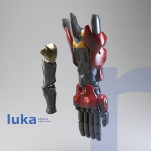 Luka Cyber Arm - DIY Cosplay Pepakura Foam Template