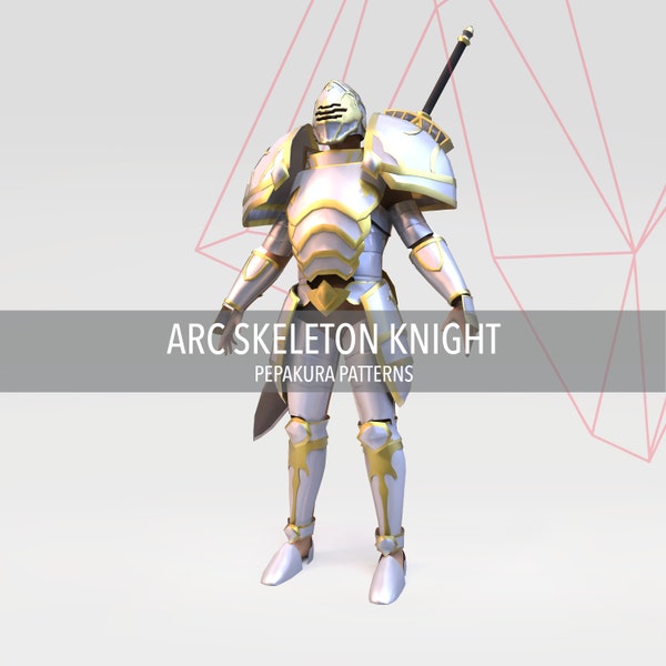 Arc Skeleton Knight in Another World Armor - Cosplay Pepakura Foam Template